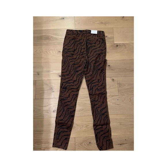 WeWoreWhat tiger print piped stiletto jeans - Picture 6 of 8